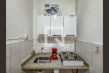 Sala/cozinha de kitnet/studio para alugar com 1 quarto, 16m² em Botafogo, Rio de Janeiro