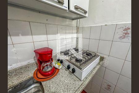 Sala/cozinha de kitnet/studio para alugar com 1 quarto, 16m² em Botafogo, Rio de Janeiro