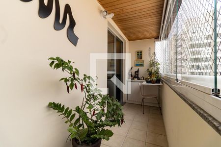 Varanda da Sala de apartamento à venda com 2 quartos, 65m² em Vila Gumercindo, São Paulo
