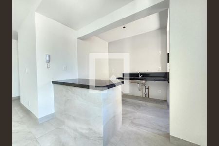 Cozinha de apartamento à venda com 2 quartos, 60m² em Santo Agostinho, Belo Horizonte