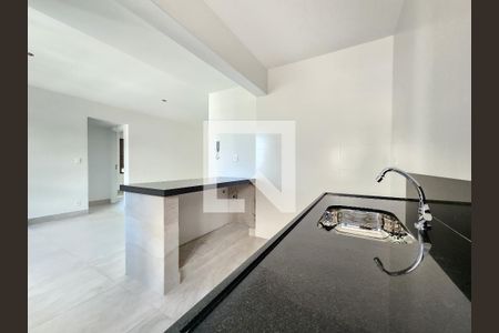 Cozinha de apartamento à venda com 2 quartos, 60m² em Santo Agostinho, Belo Horizonte