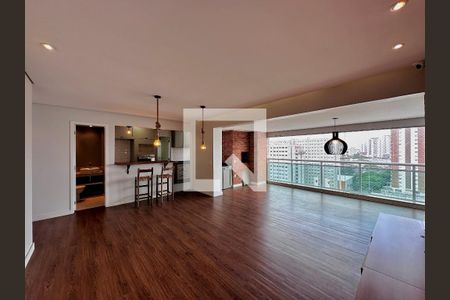 Sala de apartamento à venda com 3 quartos, 109m² em Jardim Caravelas, São Paulo