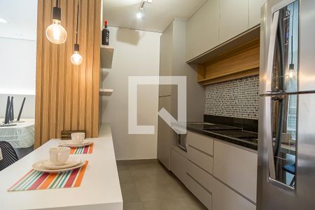 Cozinha de kitnet/studio para alugar com 1 quarto, 32m² em Vila Monte Alegre, São Paulo