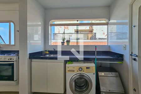 Área de serviço de apartamento para alugar com 3 quartos, 210m² em Balneario Cidade Atlantica, Guarujá
