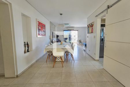 Sala de apartamento para alugar com 3 quartos, 210m² em Balneario Cidade Atlantica, Guarujá