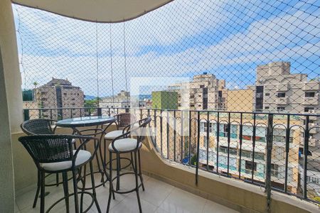 Varanda de apartamento para alugar com 3 quartos, 210m² em Balneario Cidade Atlantica, Guarujá