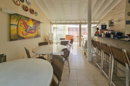 Área de Lazer privativa de apartamento para alugar com 3 quartos, 210m² em Balneario Cidade Atlantica, Guarujá