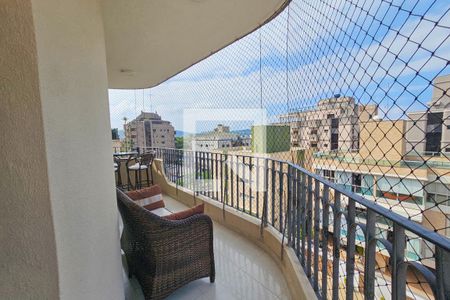 Varanda de apartamento para alugar com 3 quartos, 210m² em Balneario Cidade Atlantica, Guarujá