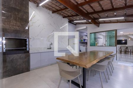 Área comum - Churrasqueira de casa à venda com 5 quartos, 360m² em Etelvina Carneiro, Belo Horizonte