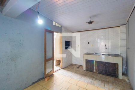 Espaço da Churrasqueira/Garagem de casa à venda com 3 quartos, 80m² em Rio Branco, Canoas
