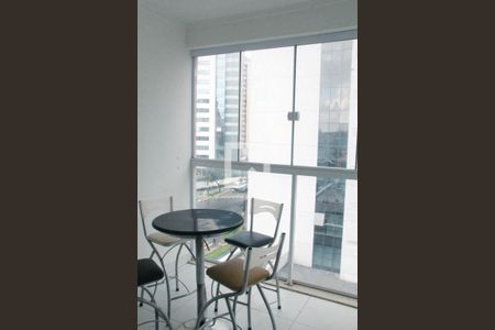 Varanda da Sala de apartamento à venda com 1 quarto, 56m² em Jardim Goiás, Goiânia