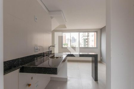Cozinha de apartamento à venda com 2 quartos, 98m² em São Pedro, Belo Horizonte
