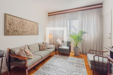 Sala de apartamento para alugar com 2 quartos, 110m² em Paraíso, São Paulo