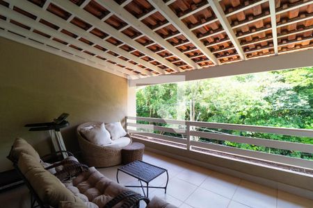 Sacada da Sala de Estar de casa à venda com 4 quartos, 618m² em Bairro das Palmeiras, Campinas