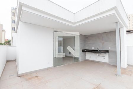 Terraço de apartamento à venda com 2 quartos, 110m² em São Pedro, Belo Horizonte