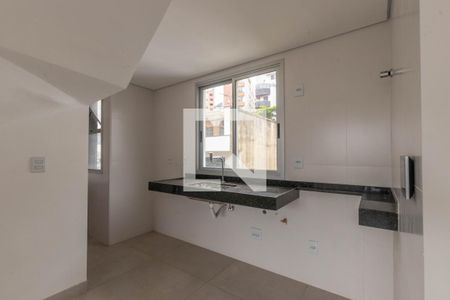 Cozinha de apartamento à venda com 2 quartos, 110m² em São Pedro, Belo Horizonte