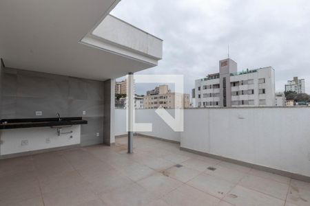 Terraço de apartamento à venda com 2 quartos, 110m² em São Pedro, Belo Horizonte