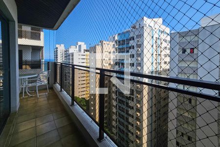 Varanda Sala de apartamento para alugar com 3 quartos, 150m² em Centro, Guarujá