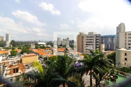 Vista da sala de apartamento à venda com 3 quartos, 215m² em Vila Mariana, São Paulo