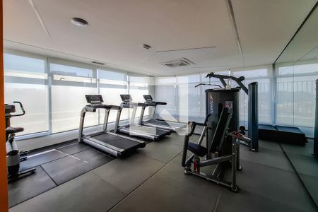 Área comum de kitnet/studio para alugar com 1 quarto, 25m² em Vila Firmiano Pinto, São Paulo
