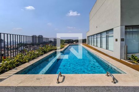 Área comum de kitnet/studio para alugar com 1 quarto, 25m² em Vila Firmiano Pinto, São Paulo