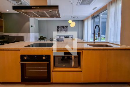 Área comum de kitnet/studio para alugar com 1 quarto, 25m² em Vila Firmiano Pinto, São Paulo