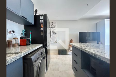 Cozinha e Área de Serviço de apartamento para alugar com 1 quarto, 40m² em Cacupé, Florianópolis