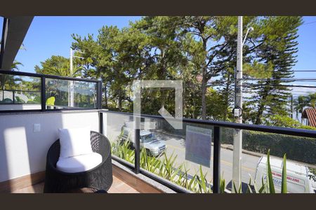 Varanda de kitnet/studio para alugar com 1 quarto, 40m² em Cacupé, Florianópolis