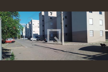 Fachada do bloco de apartamento à venda com 2 quartos, 48m² em Rio Branco, Canoas
