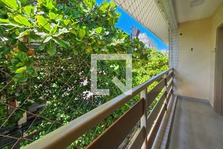 Varanda de apartamento para alugar com 1 quarto, 56m² em Jardim Las Palmas, Guarujá