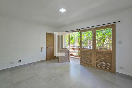 Sala de apartamento para alugar com 1 quarto, 56m² em Jardim Las Palmas, Guarujá