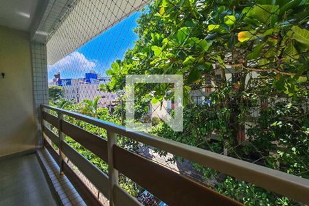Varanda de apartamento para alugar com 1 quarto, 56m² em Jardim Las Palmas, Guarujá