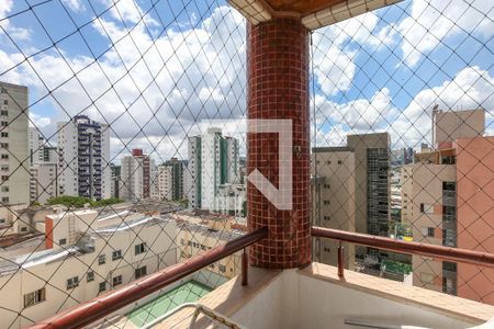 Sacada da Sala  de apartamento à venda com 3 quartos, 110m² em Buritis, Belo Horizonte