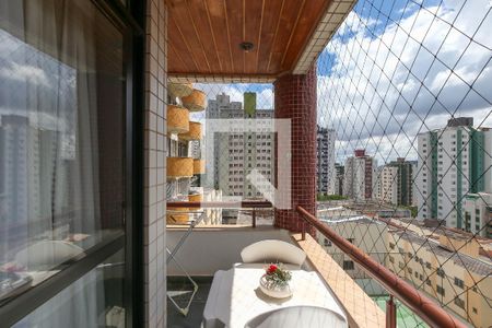 Sacada da Sala  de apartamento à venda com 3 quartos, 110m² em Buritis, Belo Horizonte