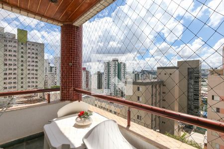Sacada da Sala  de apartamento à venda com 3 quartos, 110m² em Buritis, Belo Horizonte