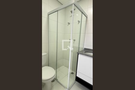 Banheiro da Suíte de apartamento à venda com 2 quartos, 55m² em Utinga, Santo André