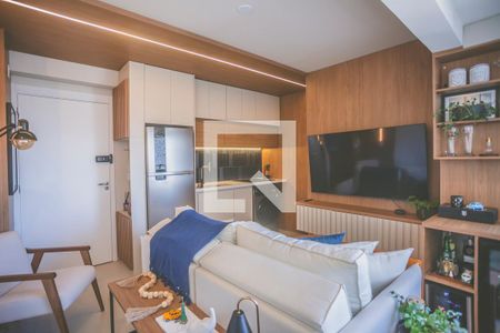 Sala / Cozinha de apartamento à venda com 1 quarto, 34m² em Vila da Saúde, São Paulo