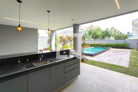 Churrasqueira de casa de condomínio à venda com 5 quartos, 486m² em Eloy Chaves, Jundiaí
