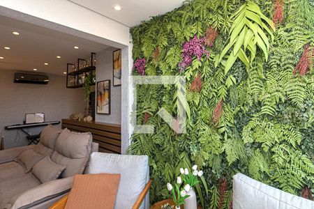 Varanda da Sala de apartamento à venda com 1 quarto, 45m² em Vila Dom Pedro I, São Paulo