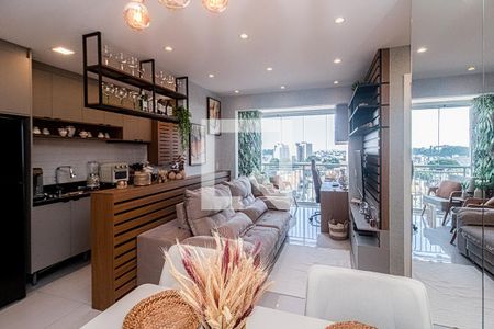 Sala de apartamento à venda com 1 quarto, 45m² em Vila Dom Pedro I, São Paulo