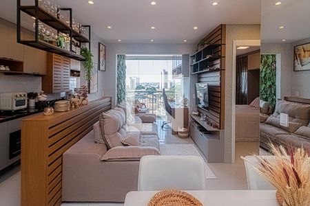 Sala de apartamento à venda com 1 quarto, 45m² em Vila Dom Pedro I, São Paulo