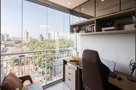 Varanda da Sala de apartamento à venda com 1 quarto, 45m² em Vila Dom Pedro I, São Paulo