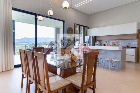 Sala de Jantar de casa de condomínio para alugar com 4 quartos, 1253m² em Casa Branca, Brumadinho