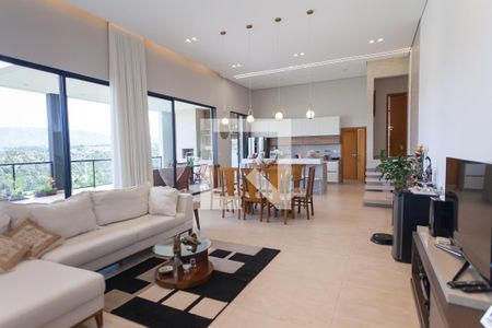 Sala de casa de condomínio para alugar com 4 quartos, 1253m² em Casa Branca, Brumadinho