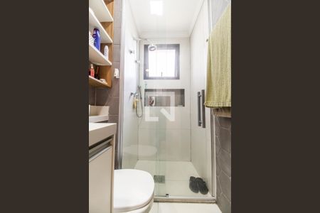 Banheiro da Suíte 1 de apartamento à venda com 3 quartos, 88m² em Alphaville, Barueri