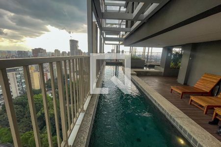 Área comum - Piscina de kitnet/studio à venda com 1 quarto, 23m² em Cerqueira César, São Paulo