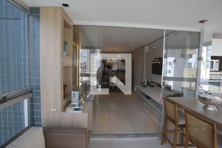 Varanda Gourmet de apartamento para alugar com 4 quartos, 120m² em Buritis, Belo Horizonte