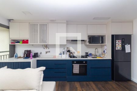 Sala - Cozinha de apartamento à venda com 3 quartos, 79m² em Vila Dom Pedro I, São Paulo