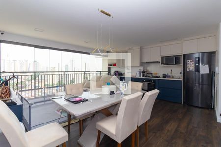 Sala - Cozinha de apartamento à venda com 3 quartos, 79m² em Vila Dom Pedro I, São Paulo