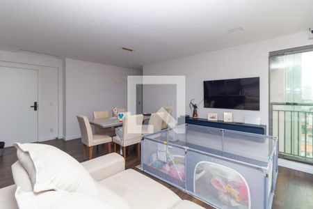 Sala - Cozinha de apartamento à venda com 3 quartos, 79m² em Vila Dom Pedro I, São Paulo